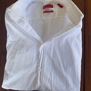 Men’s Hugo Boss White Dress Shirt